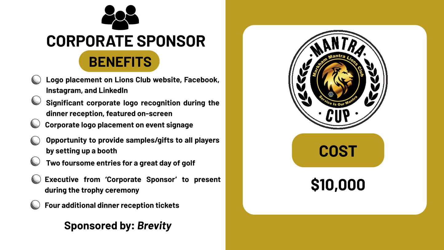 Become a Sponsor