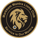 Markham Mantra Lions Club logo