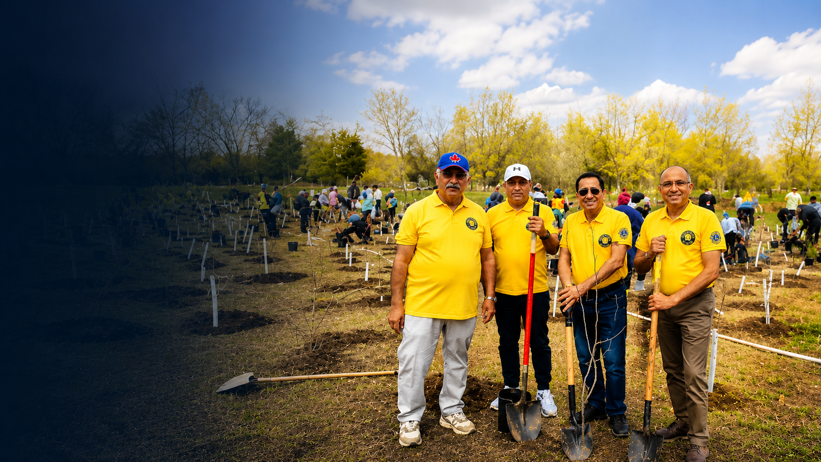 Markham Mantra Lions Club members serving the community