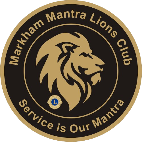 Markham Mantra Lions Club logo
